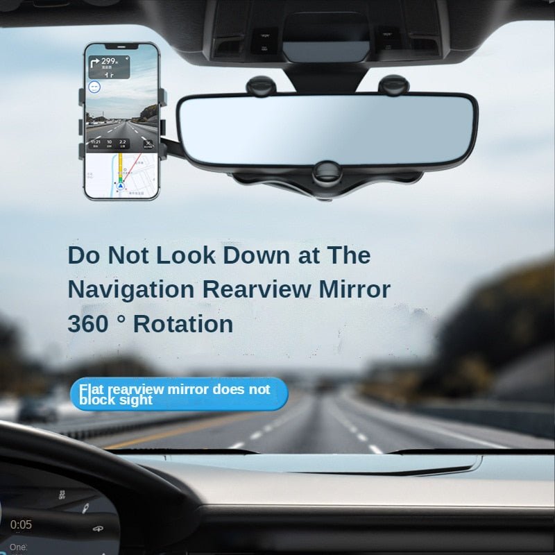 Uchwyt na telefon w lusterku wstecznym Pro Max 360°