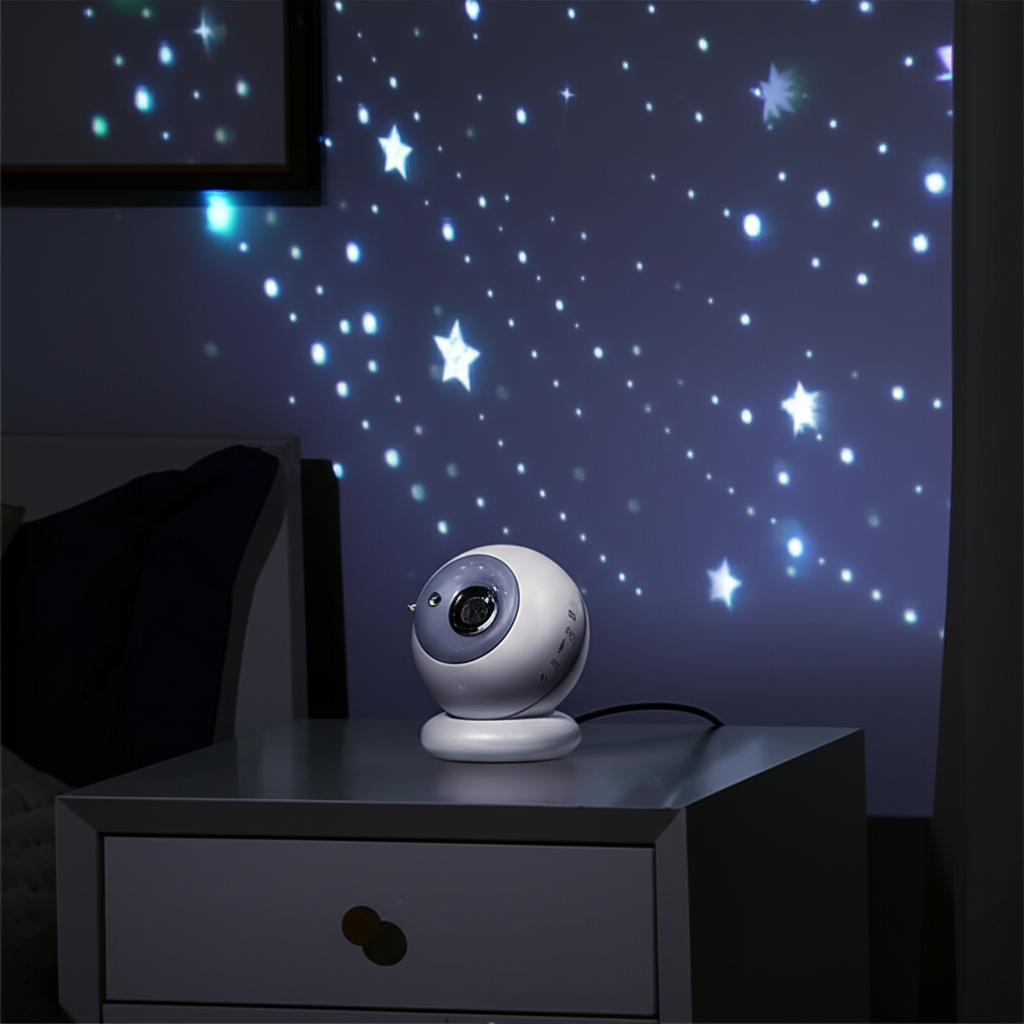 Projektor Nocnej Lampy Fantasy Sky z Obracającym Się Światłem
