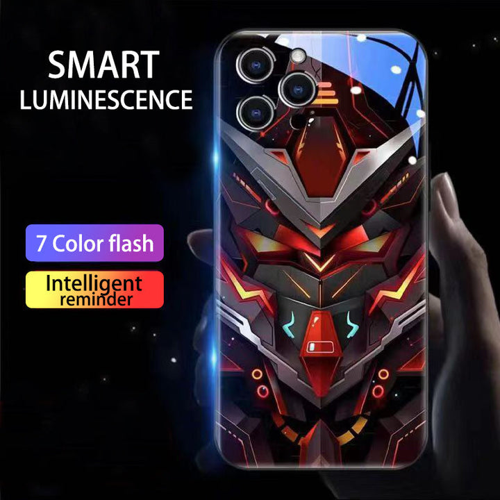 Fajny Mecha Apple Smart Flash Etui na Telefon
