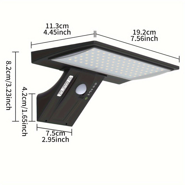 SmartSolar - Solarna lampa LED na zewnątrz z czujnikiem ruchu - dożywotnia darmowa energia świetlna
