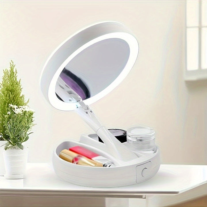 GlowMirror - Przenoś lusterko do makijażu z LED