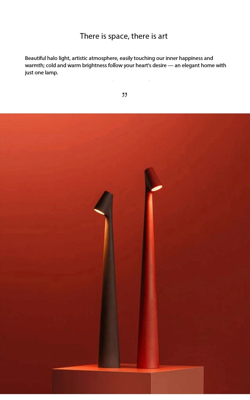 Lampa stołowa Gao Fushuai z funkcją ładowania, lampa nocna, kreatywne oświetlenie dekoracyjne, lampa atmosferyczna na biurko