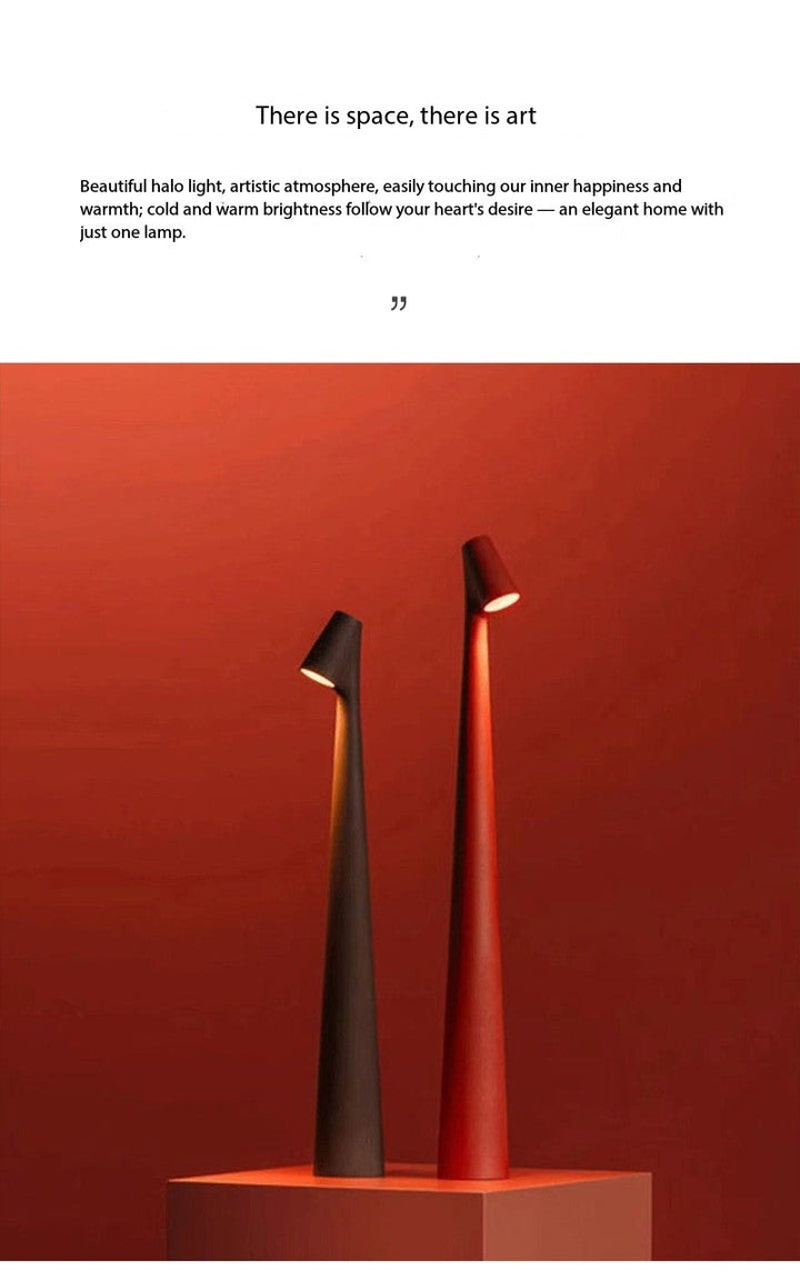 Lampa stołowa Gao Fushuai z funkcją ładowania, lampa nocna, kreatywne oświetlenie dekoracyjne, lampa atmosferyczna na biurko