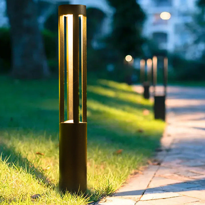 Prosta lampa ogrodowa LED, modna, artystyczna lampa podłogowa, oświetlenie ogrodu, parku, drogi, lampa krajobrazowa