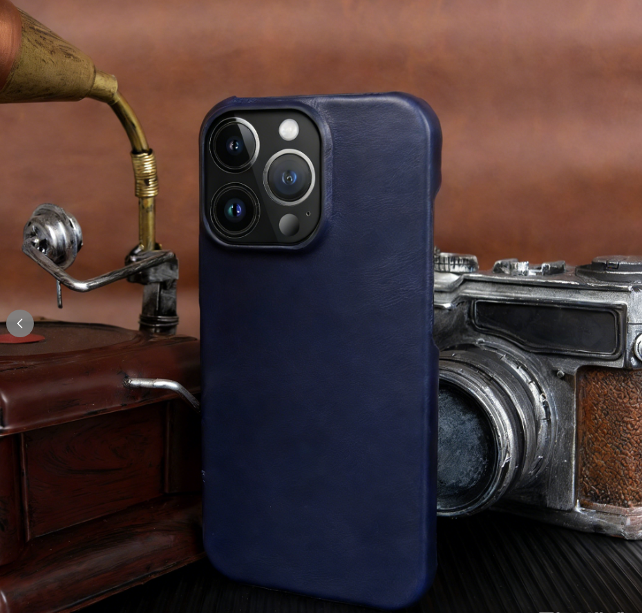 BowLtt|Premium Skórzana Etui na iPhone (Materiał: Skóra bydlęca najwyższej jakości; Grubość: 1.2mm; Zastosowanie: Ochrona przed upadkiem, Użycie biznesowe i luksusowe na co dzień)