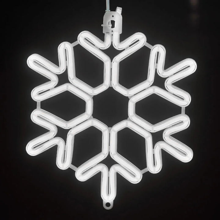 Wodoodporna Lampa LED w Kształcie Płatka Śniegu do Festiwalowej Zimowej Dekoracji