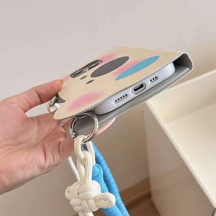 Etui na telefon Flip-Phone w stylu Insta z rysunkiem Westie