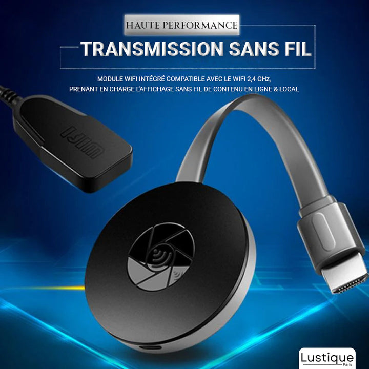 Bezprzewodowy adapter HDMI | MediaLink 1080P WiFi Mirroring dla Android, iOS, Windows i Mac