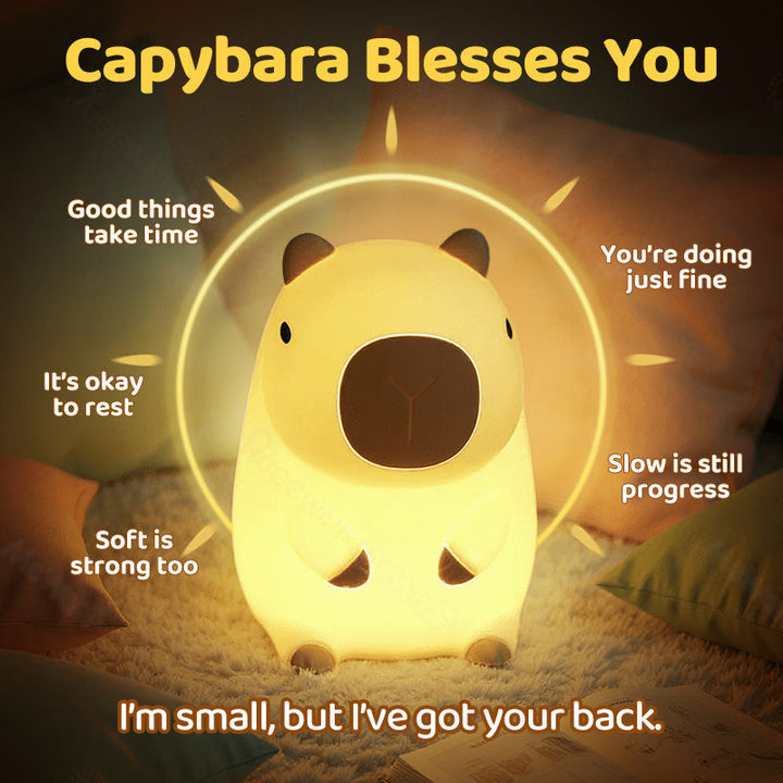 SquishBara | Kapibara Squishy Lampa Nocna Idealny Prezent dla Wszystkich Wieków