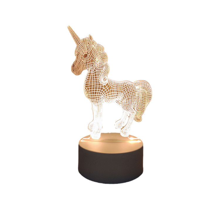 3D Nocna Lampa Usb