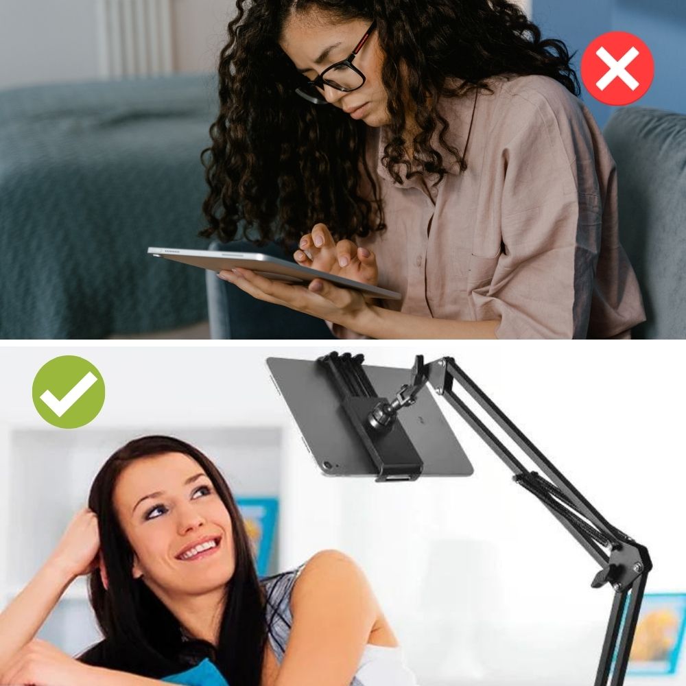 Uchwyt na tablet – FlexiMount – obrót 360° – regulowany uchwyt