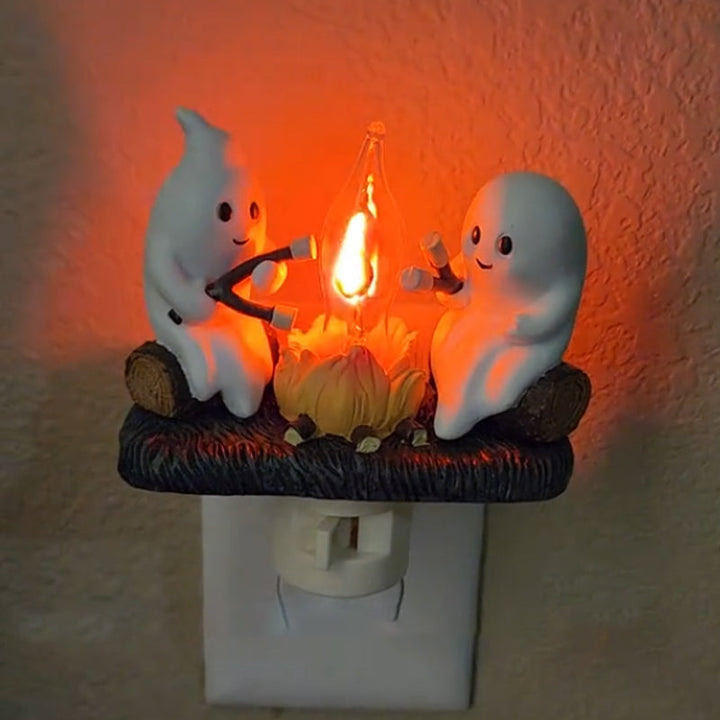 Błyskający Nocny Lampion w Kształcie Duchów