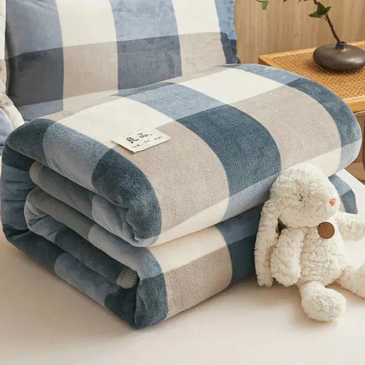 Gruba Koc Flanelowy - FlannelWarm