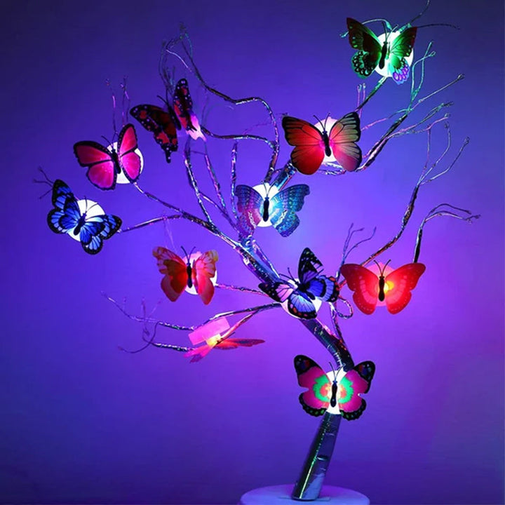 3D LED Dekoracja Motyla Nocna Lampa