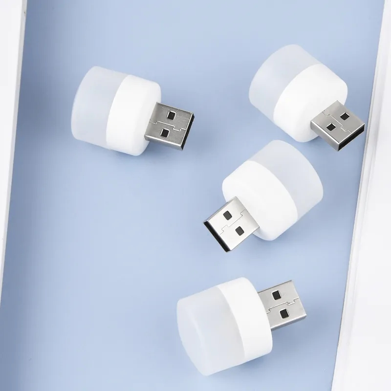 USB LED Ochrona Oczu Mała Lampa Nocna