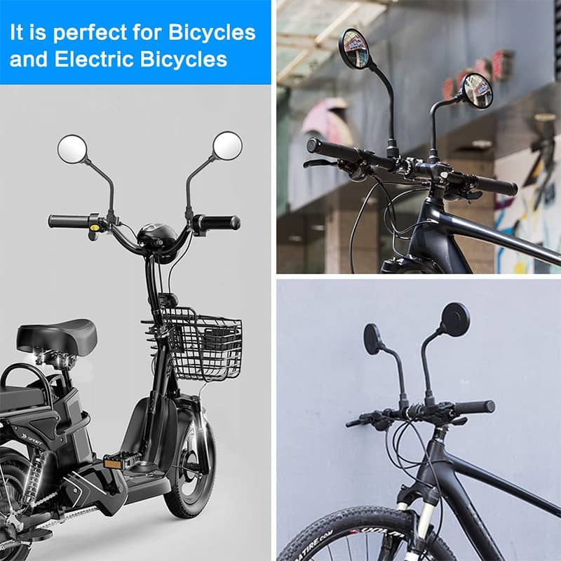 Lustro rowerowe FlexiView z długim uchwytem |