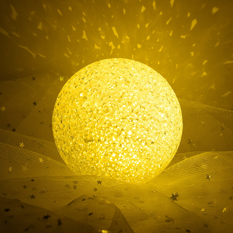 Świecąca kula nocna lampa