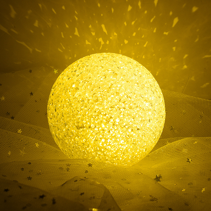 Świecąca kula nocna lampa