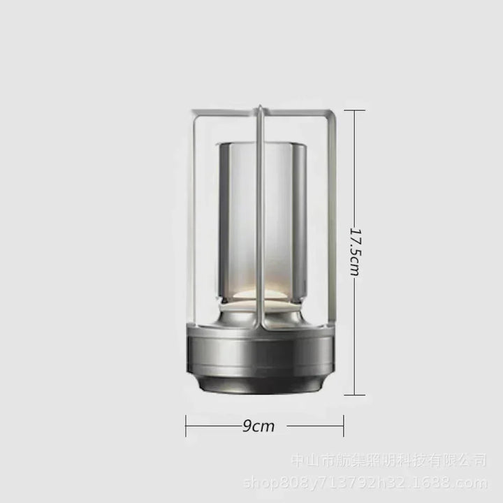 Wodoodporna i przenośna lampa stołowa z kryształu - AuroraGlow