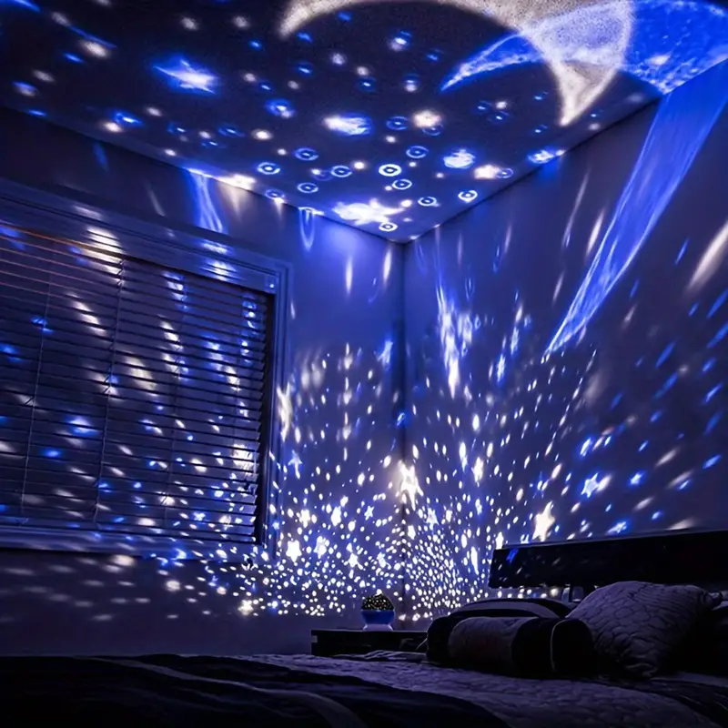 Lampa Nocna Projektor Gwiazd - Luna