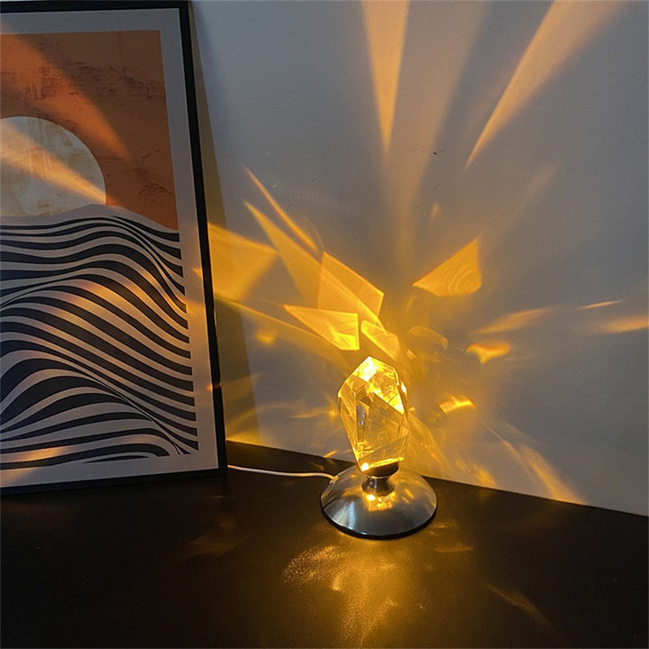 Lampa nocna Kryształowa