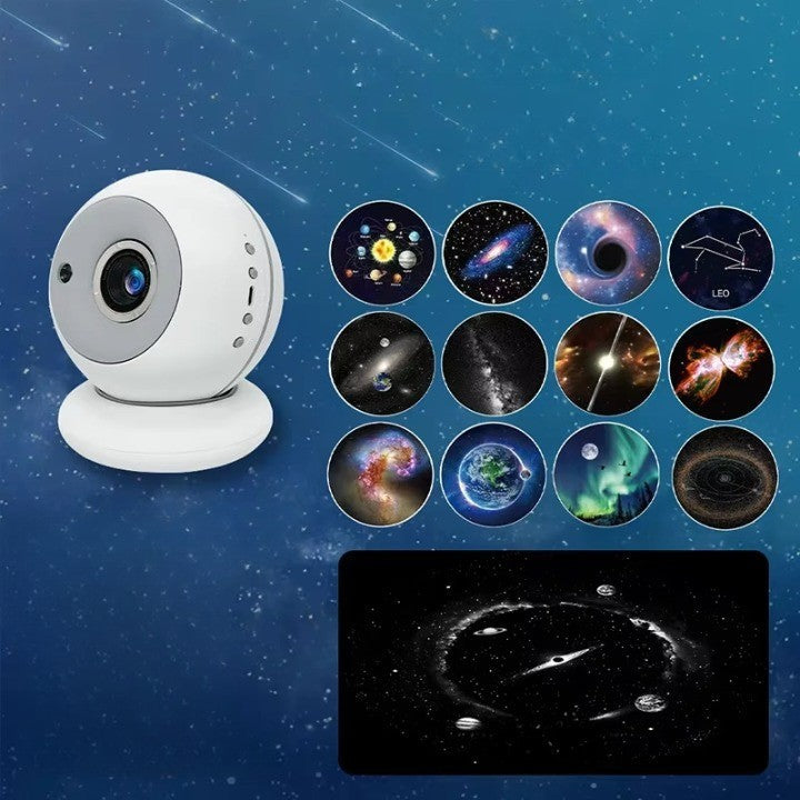 Projektor Nocnej Lampy Fantasy Sky z Obracającym Się Światłem