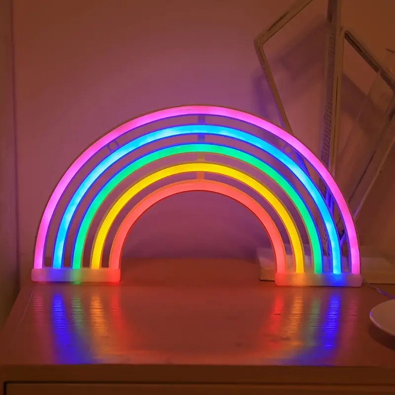 Tęczowa Lampa Nocna - RadiantArc |