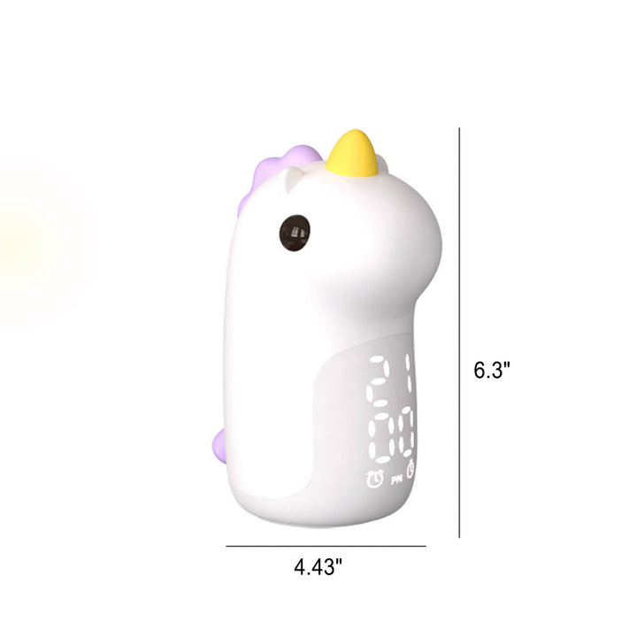 Unilora DreamLight Zegar Budzik | Design jednorożca | Timer i LED Nocna Lampa | Dekoracja do Pokoju Dziecięcego