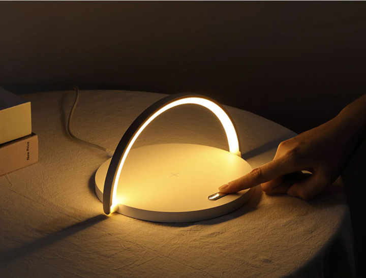 Bowlight Design | Atmosferyczna Lampa Nocna 3-w-1 z Bezprzewodowym Ładowaniem