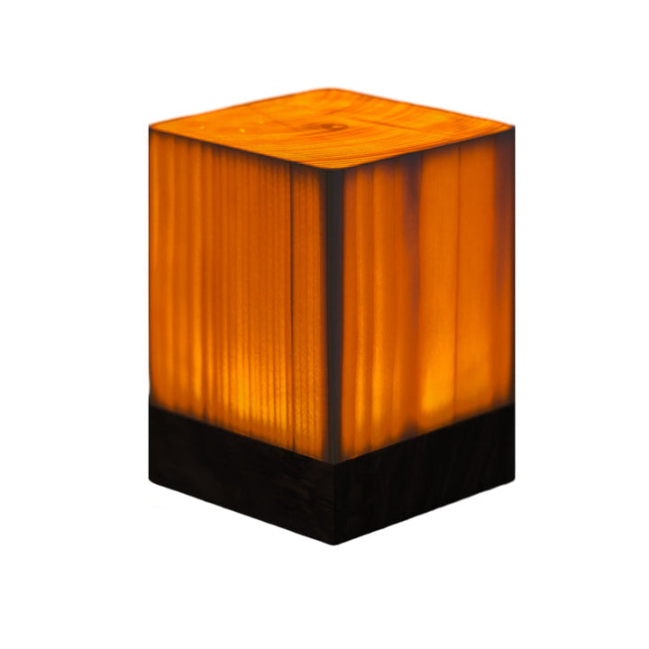 LumiWood – Lampa stołowa LED z baterią i dotykowym sterowaniem