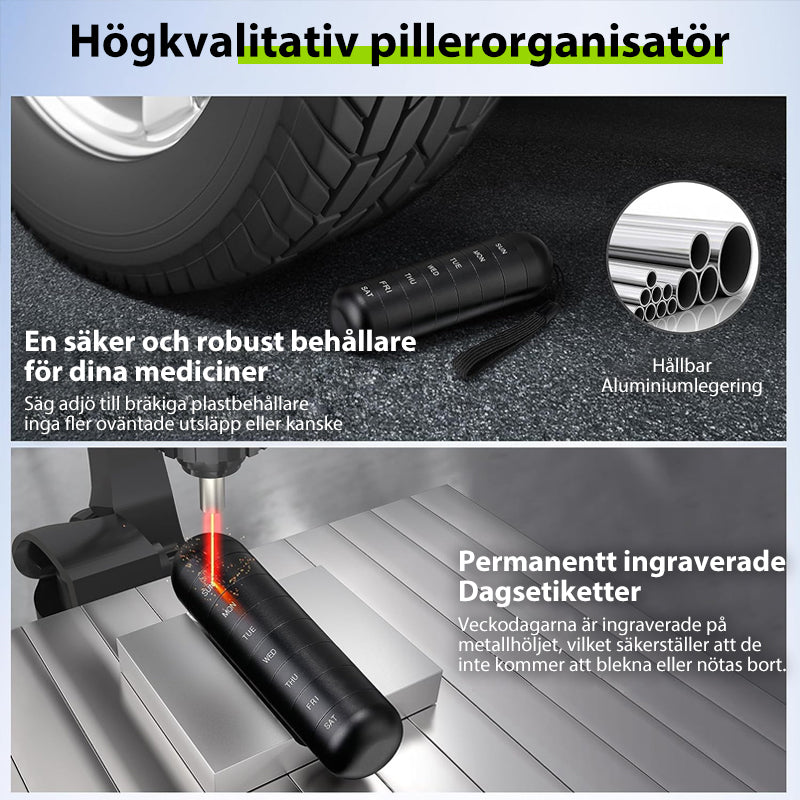 7-dniowy przenośny organizer na tabletki do podróży