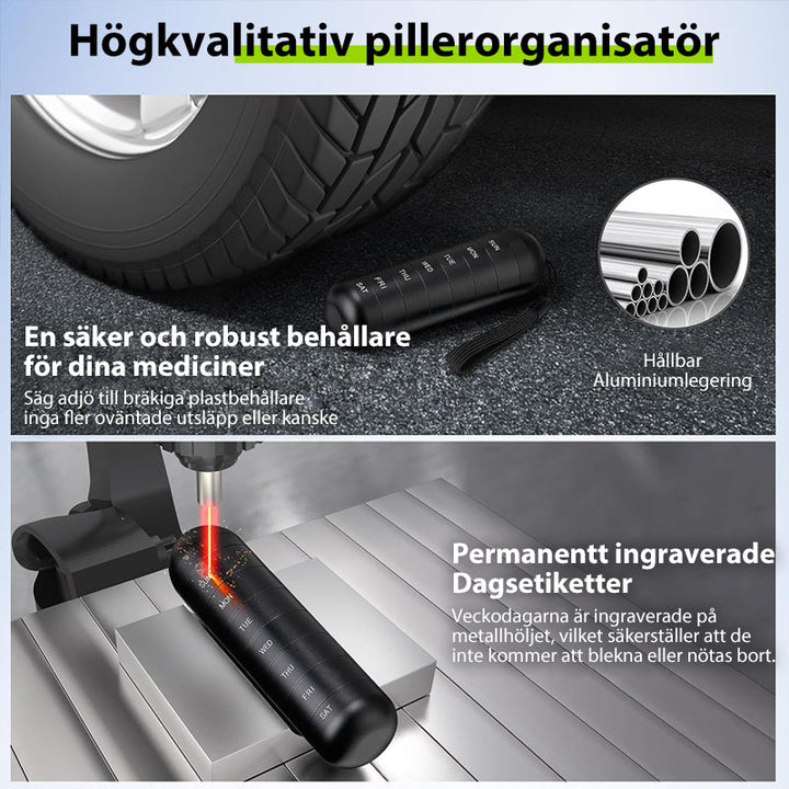 7-dniowy przenośny organizer na tabletki do podróży