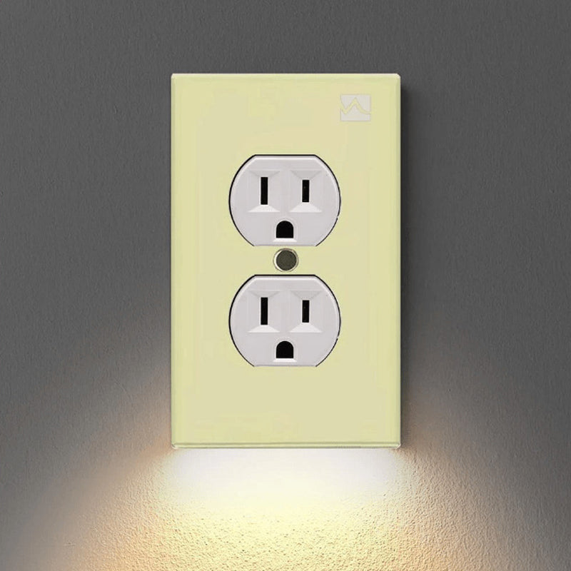 Gniazdo ścienne z podświetleniem LED