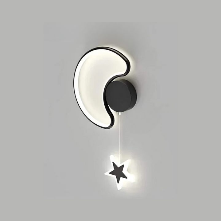 DreamLight | Magiczna Lampa Ścienna z Chmurami, Gwiazdami i Księżycem