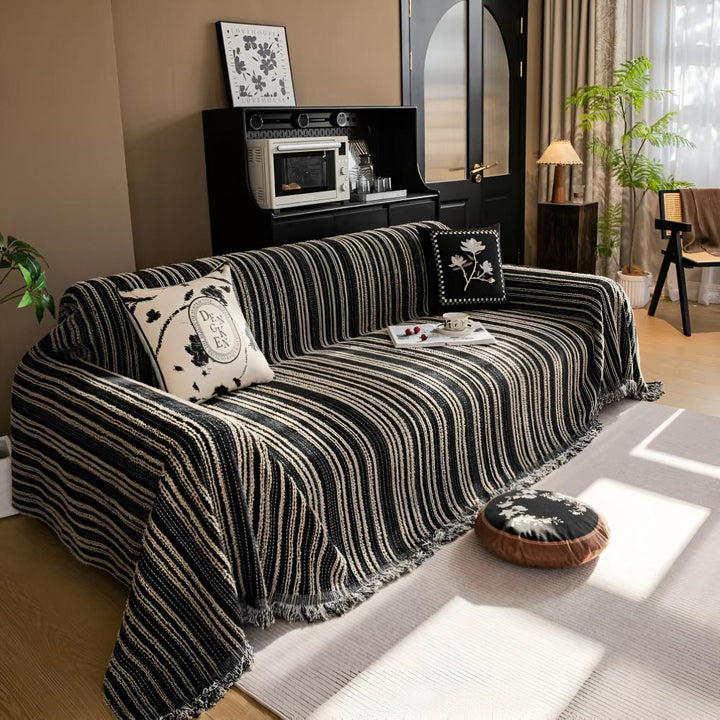 Pokrowiec na Sofę z Chenille w Regal Stripes