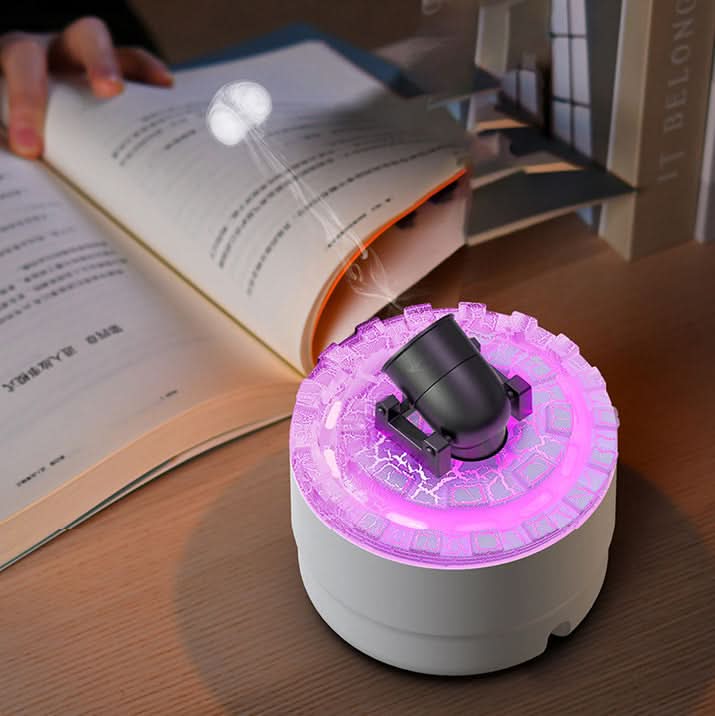 Nawilżacz powietrza Lava Cannon z dyfuzorem aromatów i nocną lampką