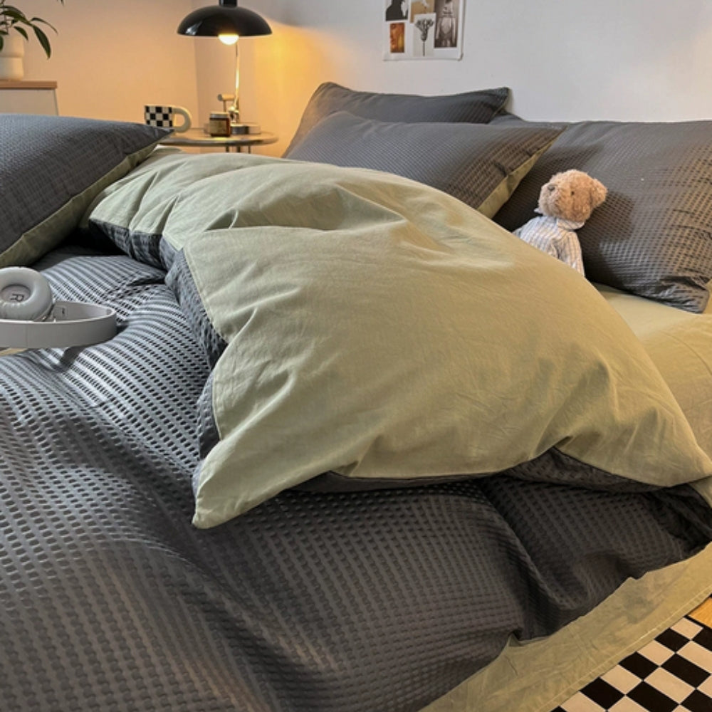 Zestaw Pościeli Beaumont Ultra-Soft Waffle | 3-częściowy zestaw