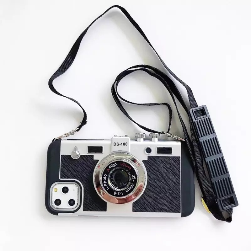 Etui na telefon 3D Retro Camera