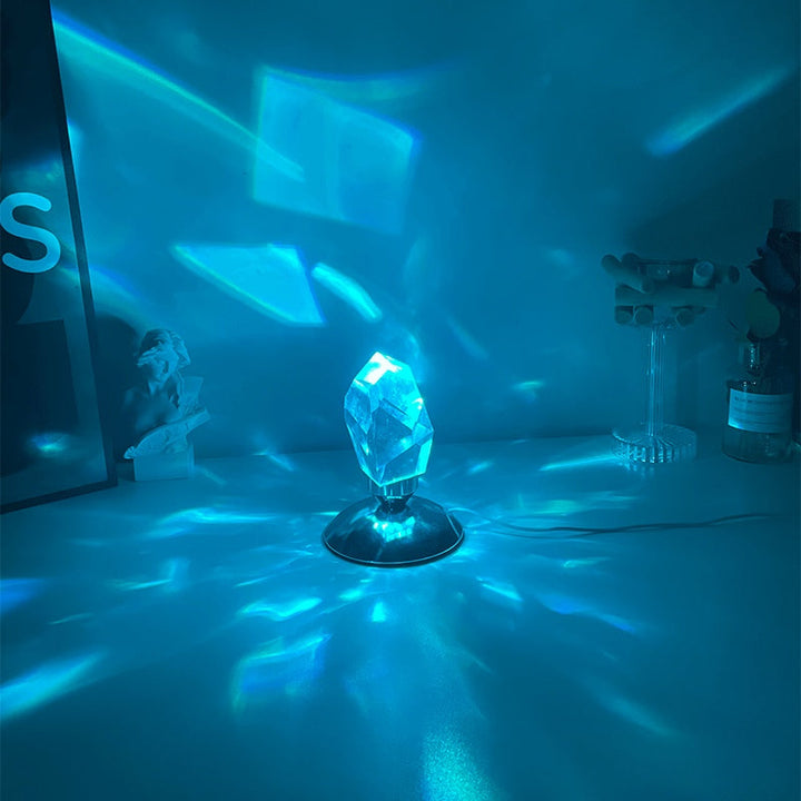 Lampa nocna Kryształowa