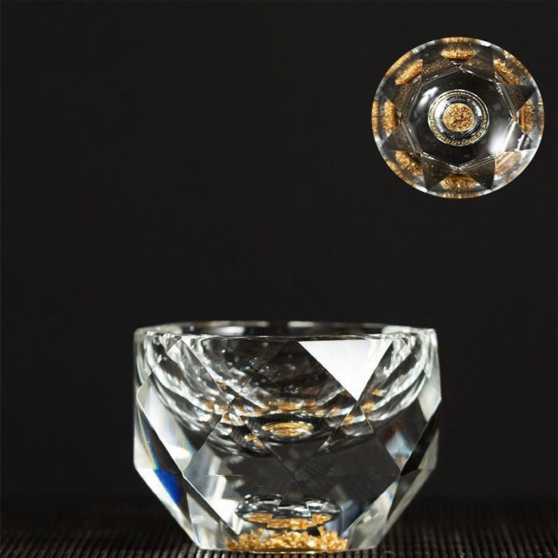 50ml kryształowe szklanki do picia w kształcie diamentu, kieliszki do wódki, kieliszki do wina, szklanki do whiskey, napojów spirytusowych, sake, soju, brandy, filiżanka do herbaty