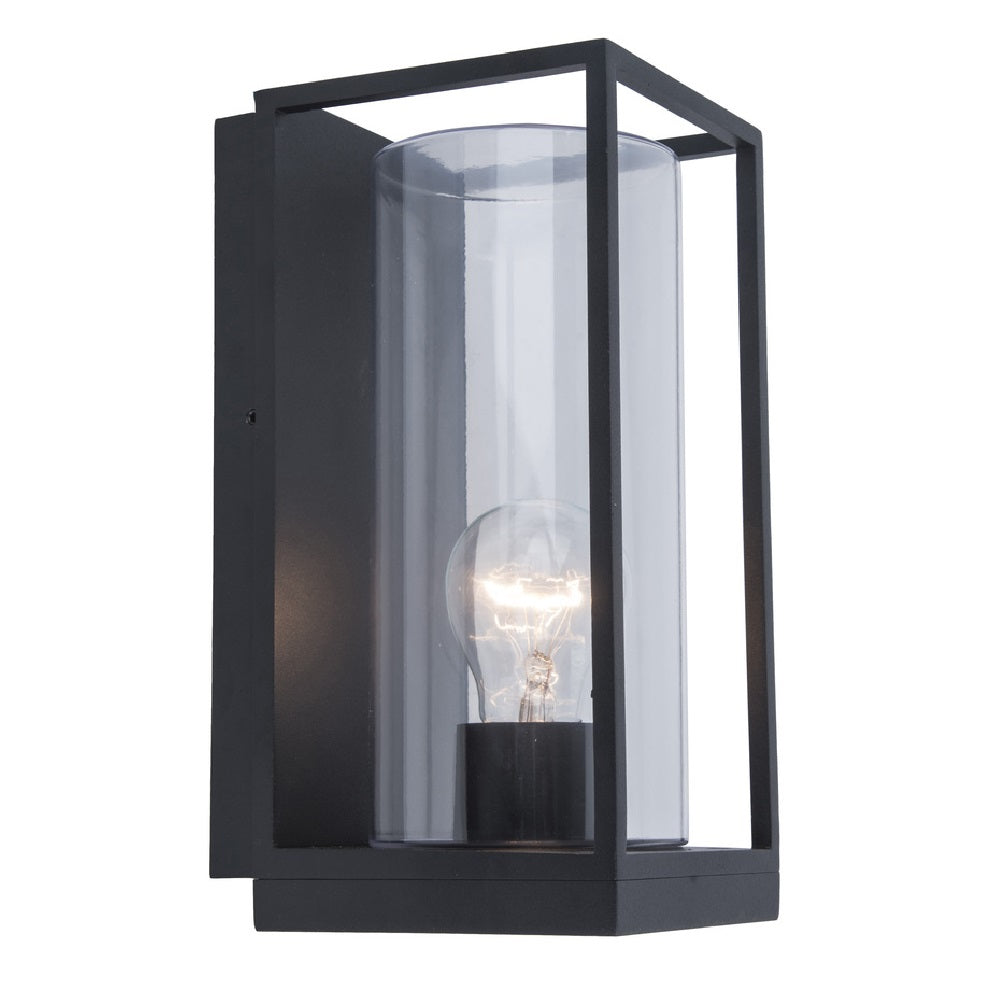 Lutec 5288803012 Flair Matowa Czarna Zewnętrzna Lampa Ścienna Vintage