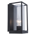 Lutec 5288803012 Flair Matowa Czarna Zewnętrzna Lampa Ścienna Vintage