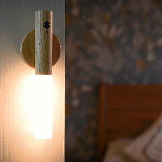 LED Nocna Lampa z Czujnikiem Ruchu - Natychmiastowe Oświetlenie do Domu |