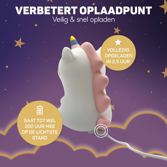 Unicorn Night Light - DreamCrest |