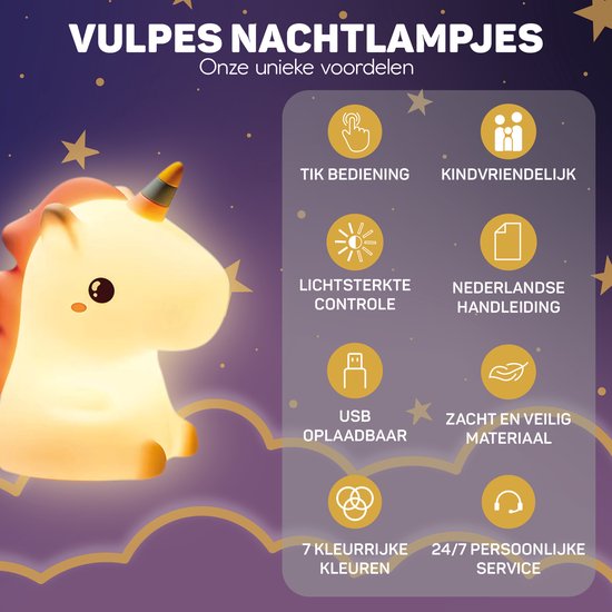 Unicorn Night Light - DreamCrest |
