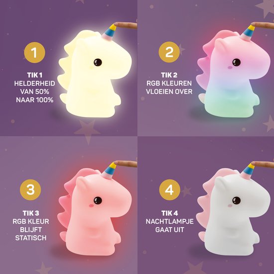 Unicorn Night Light - DreamCrest |