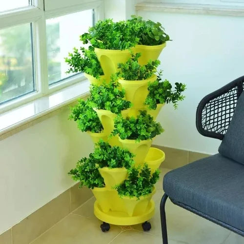 Ogród pionowy - PlantStack - Oszczędność miejsca - Zielone rozwiązanie