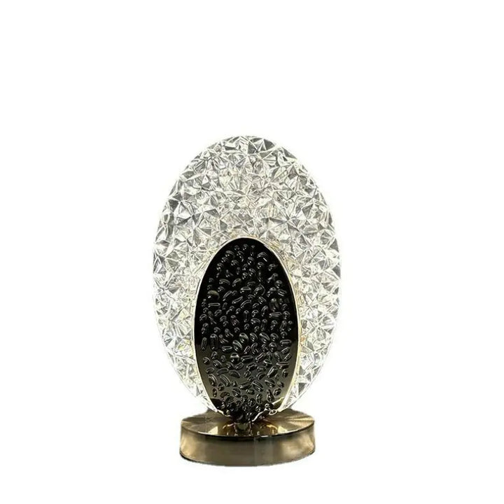 Nowoczesna i Luksusowa Lampa Stołowa w Kształcie Pawia - CrystalGlow