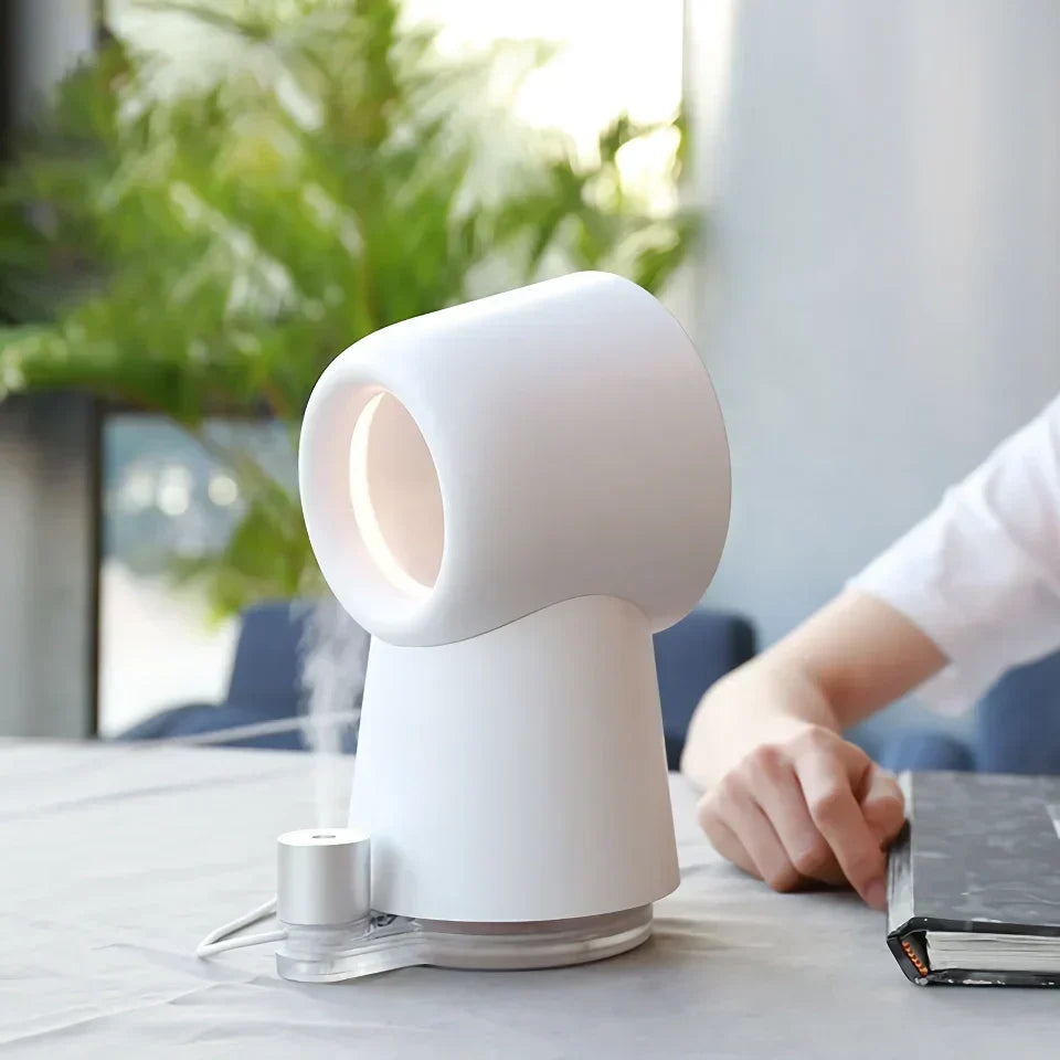 Wentylator nawilżający USB bezłopatkowy z LED-owym światłem nocnym |