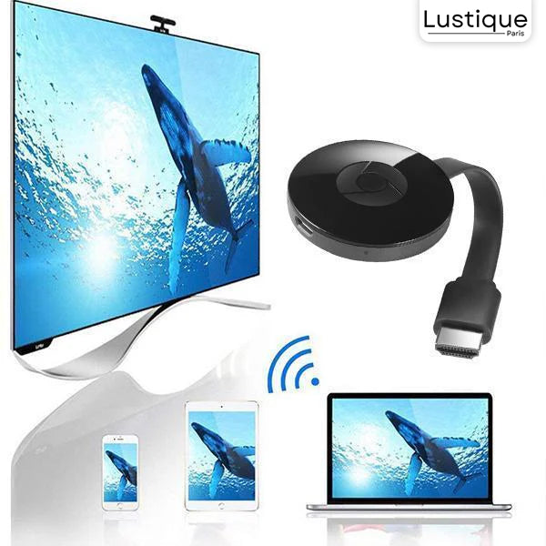 Bezprzewodowy adapter HDMI | MediaLink 1080P WiFi Mirroring dla Android, iOS, Windows i Mac